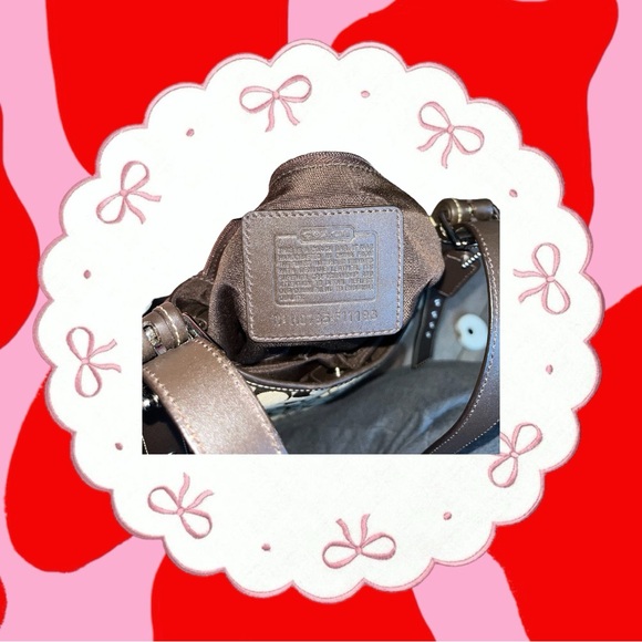 coach hamptons crossbody purse π - Picture 6 of 11